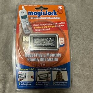 Magic Jack free local and long distance calling new in box